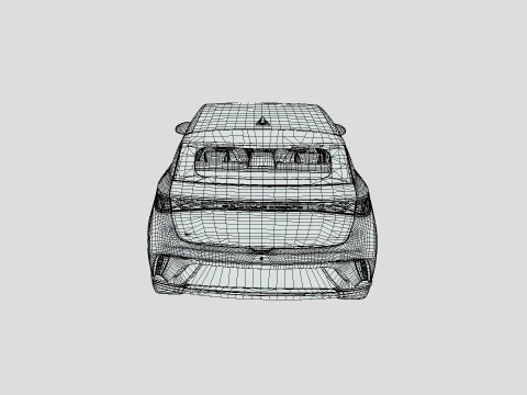 BYD Dolphin 2024 3D Model