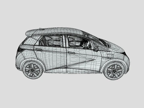 BYD Dolphin 2024 3D Model