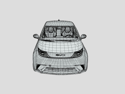 BYD Dolphin 2024 Modello 3D
