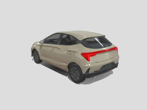 Hyundai HB20 2024 3D Model