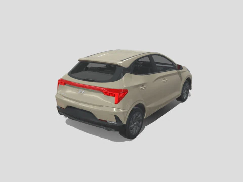 Hyundai HB20 2024 3D Model