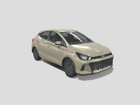 Hyundai HB20 2024 3D Model