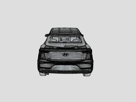 Hyundai HB20 2024 3D Модель
