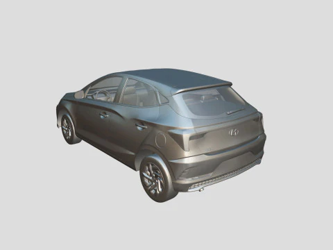 Hyundai HB20 2024 3D Model