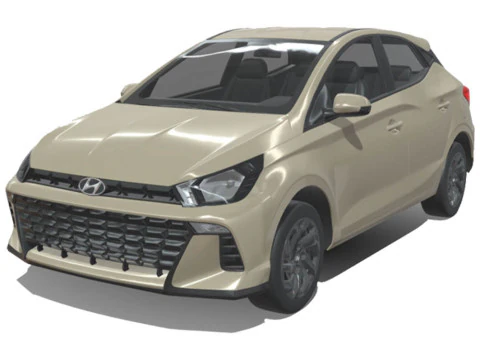 Hyundai HB20 2024 3D Model
