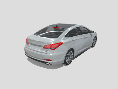 Hyundai I40 Sedan 2019 3D 모델