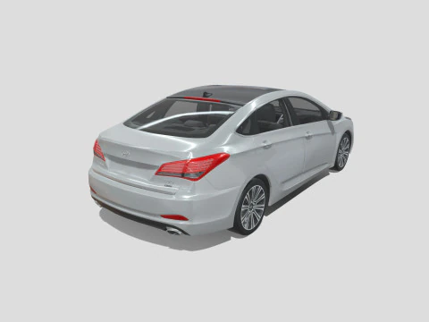 Hyundai I40 Sedan 2019 3D Model
