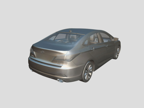 Hyundai I40 Sedan 2019 3D 모델