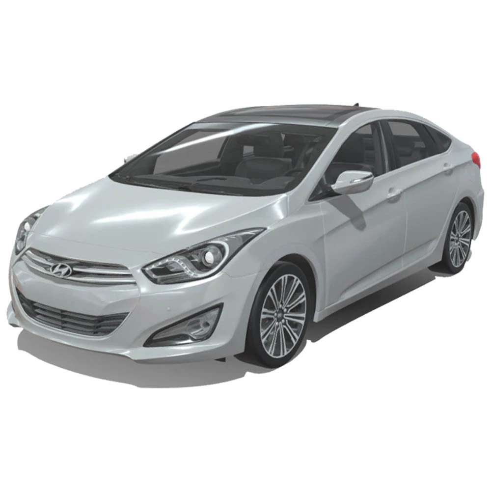 Hyundai I40 Sedan 2019 3D Model .c4d .max .obj .3ds .fbx .stl .blend 