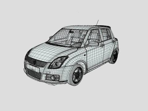 Suzuki MK1 Swift 2014 3D Model