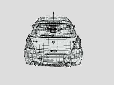 Suzuki MK1 Swift 2014 3D Модель