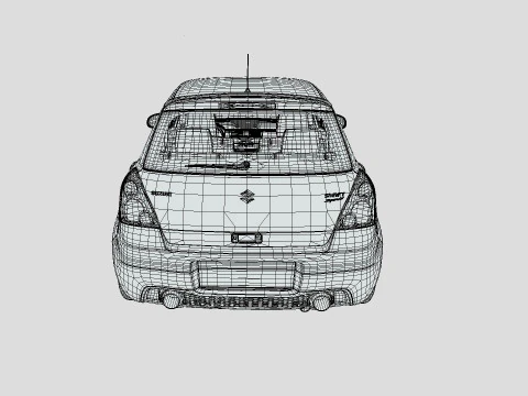 Suzuki MK1 Swift 2014 3D Model