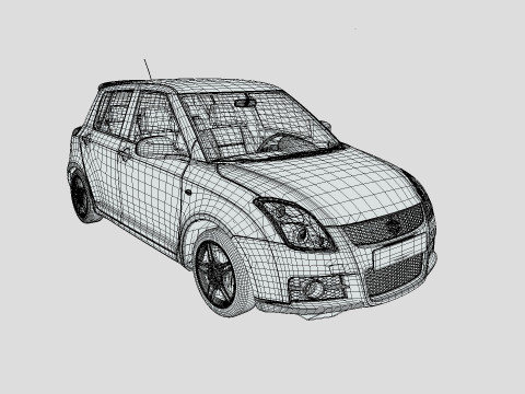 Suzuki MK1 Swift 2014 3D Модель
