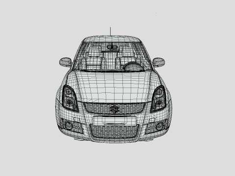 Suzuki MK1 Swift 2014 3D Модель