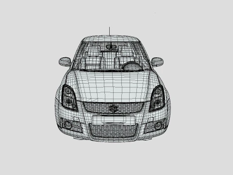 Suzuki MK1 Swift 2014 3D Model