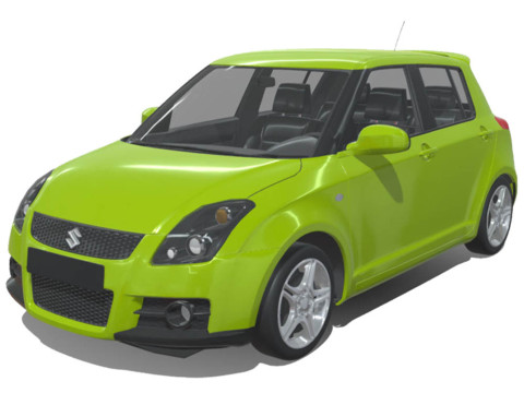 Suzuki MK1 Swift 2014 3D Модель