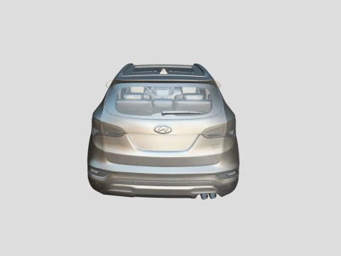 Hyundai Santa Fe Sport 2018 3D Model