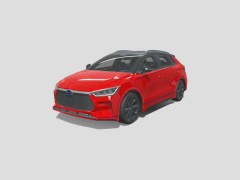 BYD E2 2019 3D 모델