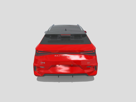 BYD E2 2019 3D 모델