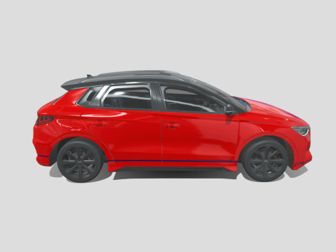 BYD E2 2019 3D 모델