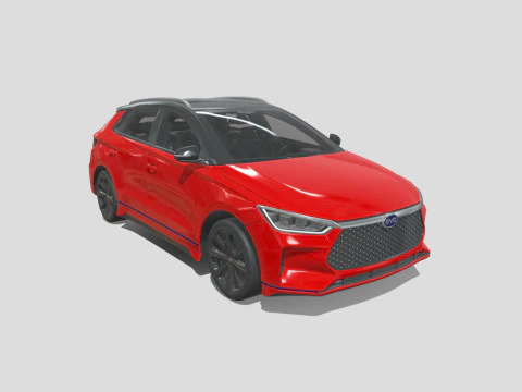 BYD E2 2019 3D Model