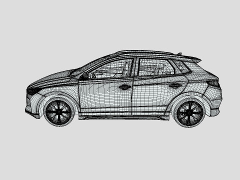 BYD E2 2019 3D 모델