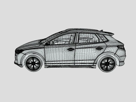 BYD E2 2019 3D Model