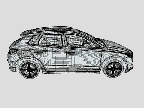 BYD E2 2019 3D Model