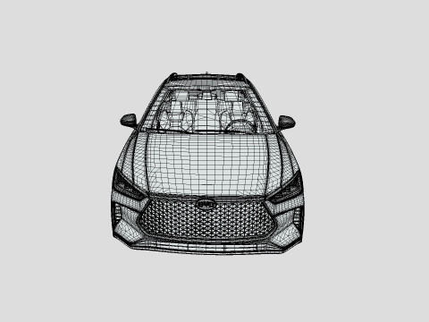BYD E2 2019 3D 모델