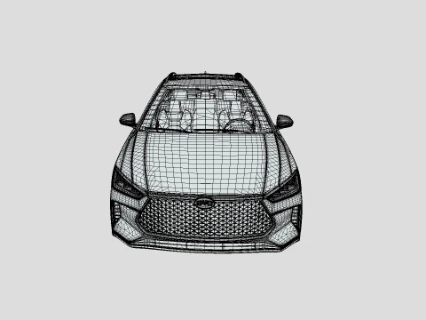 BYD E2 2019 3D Model