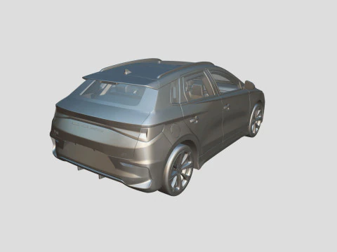BYD E2 2019 3D Model