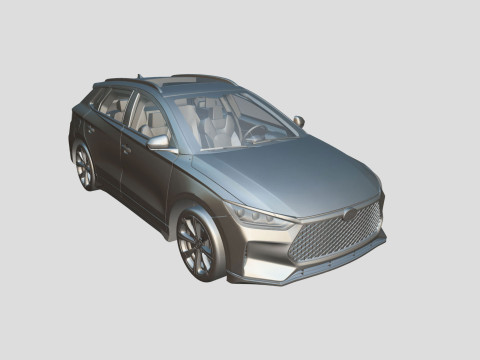 BYD E2 2019 3D 모델