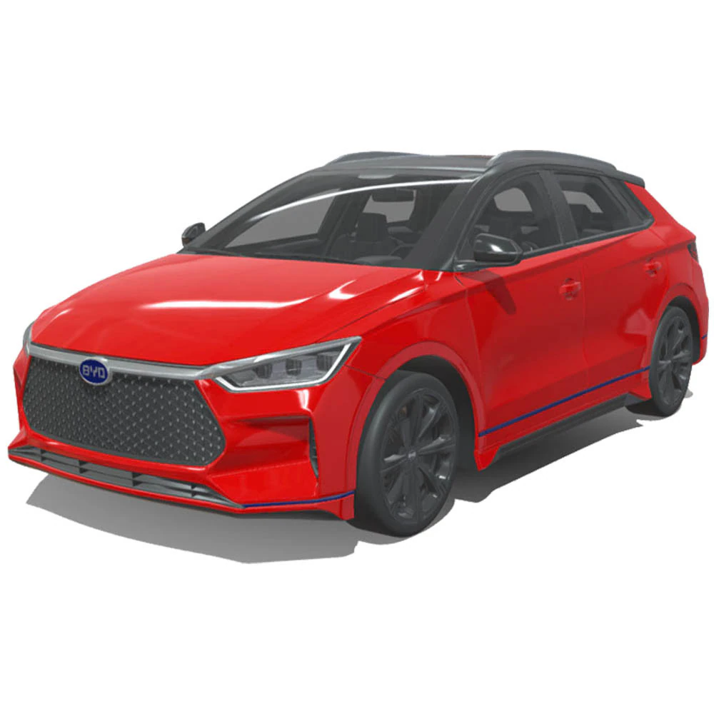 BYD E2 2019 3D Model .c4d .max .obj .3ds .fbx .stl .blend 