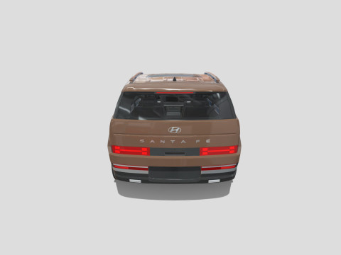 Hyundai Santa Fe 2024 3D Model
