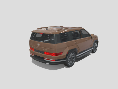 Hyundai Santa Fe 2024 3D Model