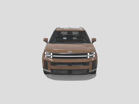 Hyundai Santa Fe 2024 3D Model