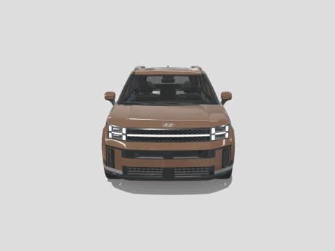 Hyundai Santa Fe 2024 3D Model