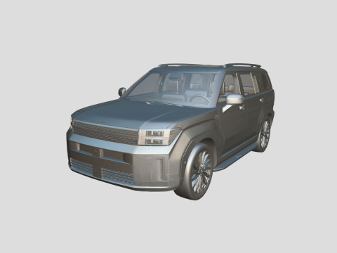 Hyundai Santa Fe 2024 3D Model