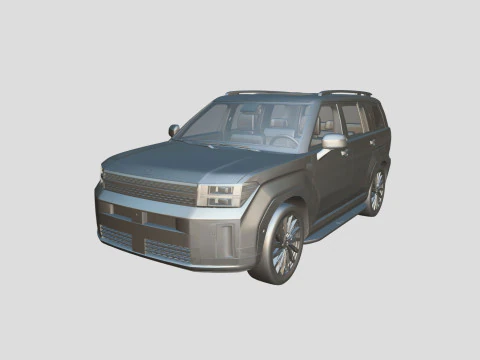 Hyundai Santa Fe 2024 3D Model