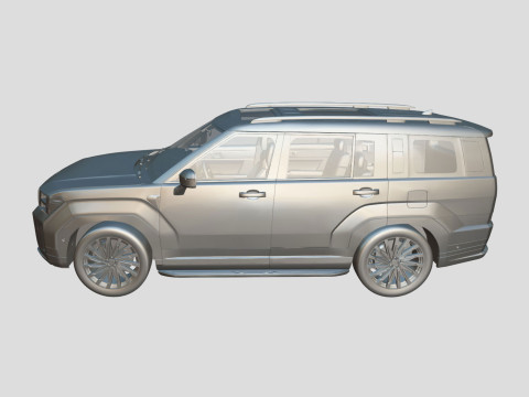 Hyundai Santa Fe 2024 3D Model