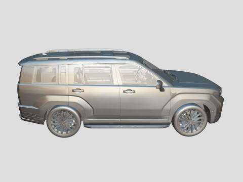 Hyundai Santa Fe 2024 3D Model