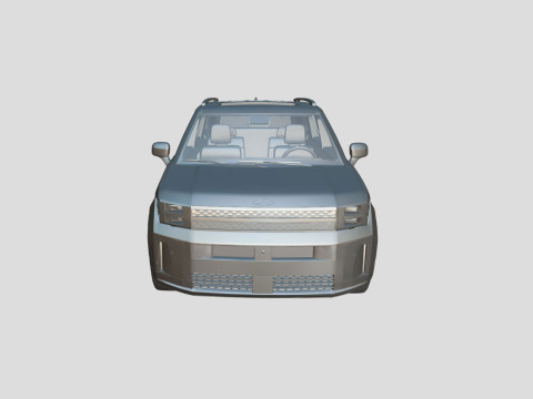 Hyundai Santa Fe 2024 3D Model