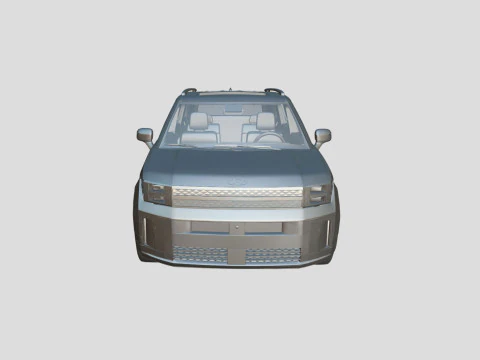 Hyundai Santa Fe 2024 3D Model