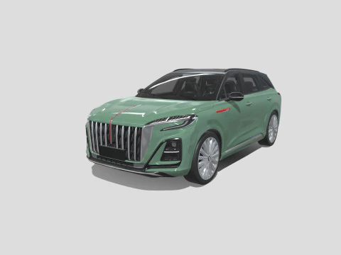 Hongqi H3 2024 3D Model