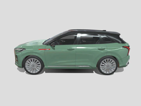 Hongqi H3 2024 3D Model
