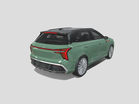 Hongqi H3 2024 3D Model