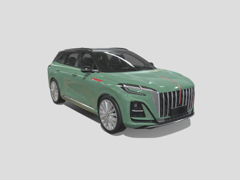 Hongqi H3 2024 3D Model