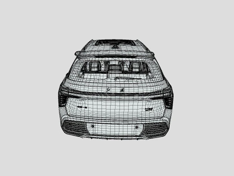 Hongqi H3 2024 3D Model