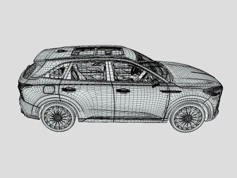 Hongqi H3 2024 3D Model