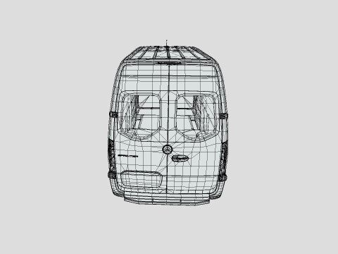 Mercedes-Benz Sprinter 2024 3D Модель